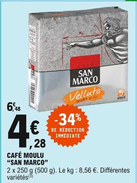 café moulu "san marco"