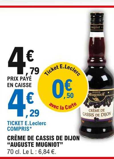crème de cassis de dijon "auguste mugniot"
