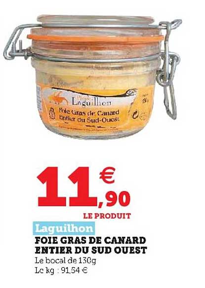 foie gras de canard entier du sud ouest laguilhon