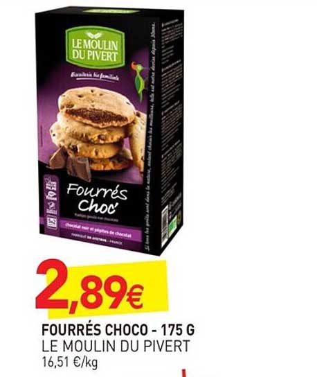 fourrés choco le moulin du pivert