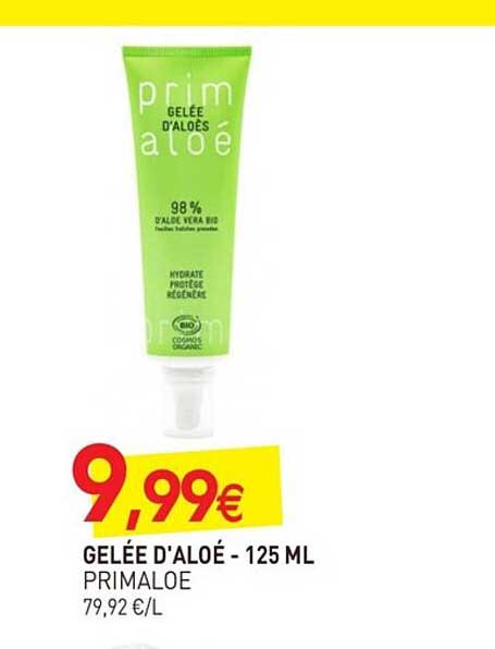 gelée d'aloé primaloe