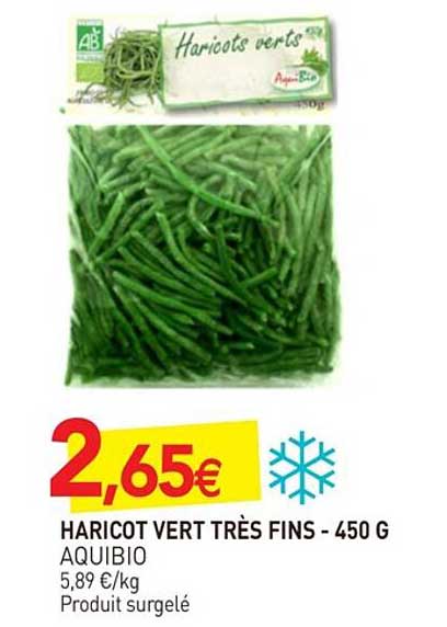 haricot vert très fins aquibio