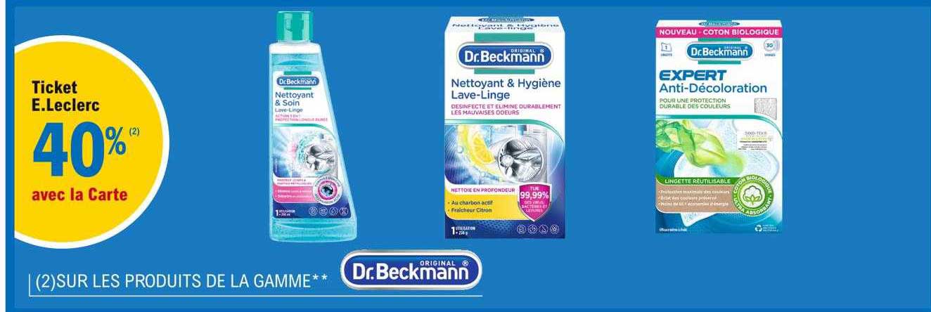 la gamme dr. beckmann