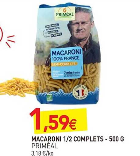 Macaroni 1-2 Complets Priméal