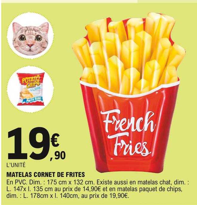 Matelas Cornet De Frites