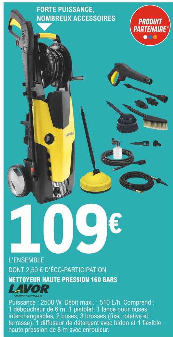 nettoyeur haute pression 160 bars lavor