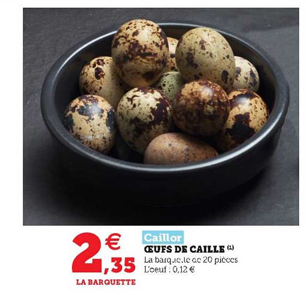 oeufs de caille