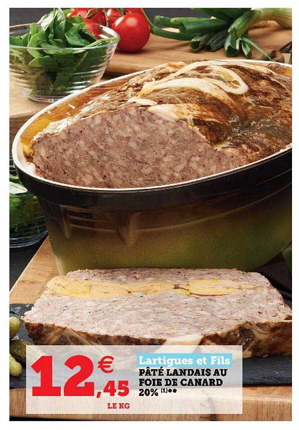 pâté landais au foie de canard 20%