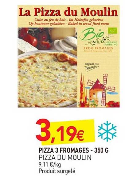Pizza 3 Fromages Pizza Du Moulin