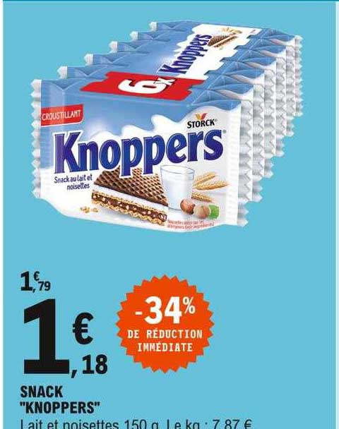 Snack "knoppers"