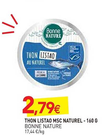 thon listao msc naturel bonne nature