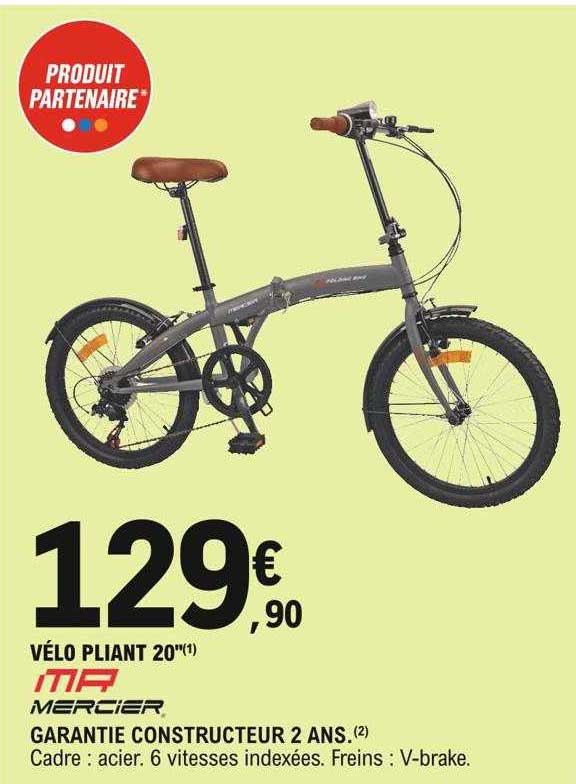 vélo pliant 20" itir
