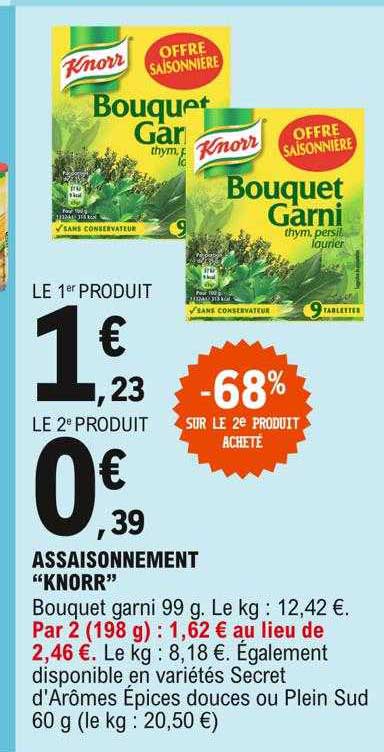 assaisonnement "knorr"