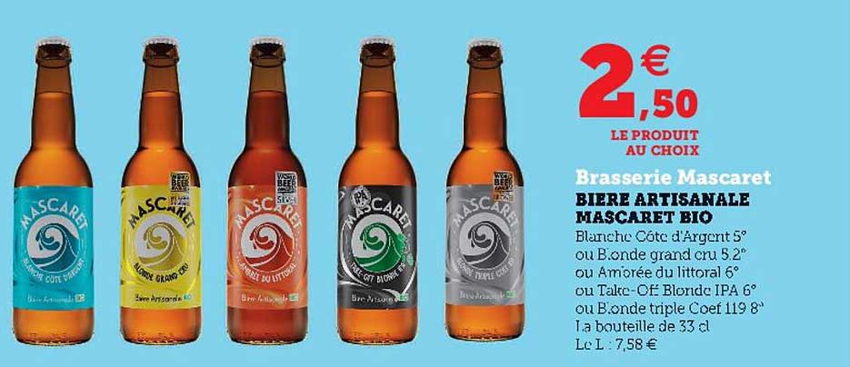 Bière Artisanale Mascaret Bio Brasserie Mascaret