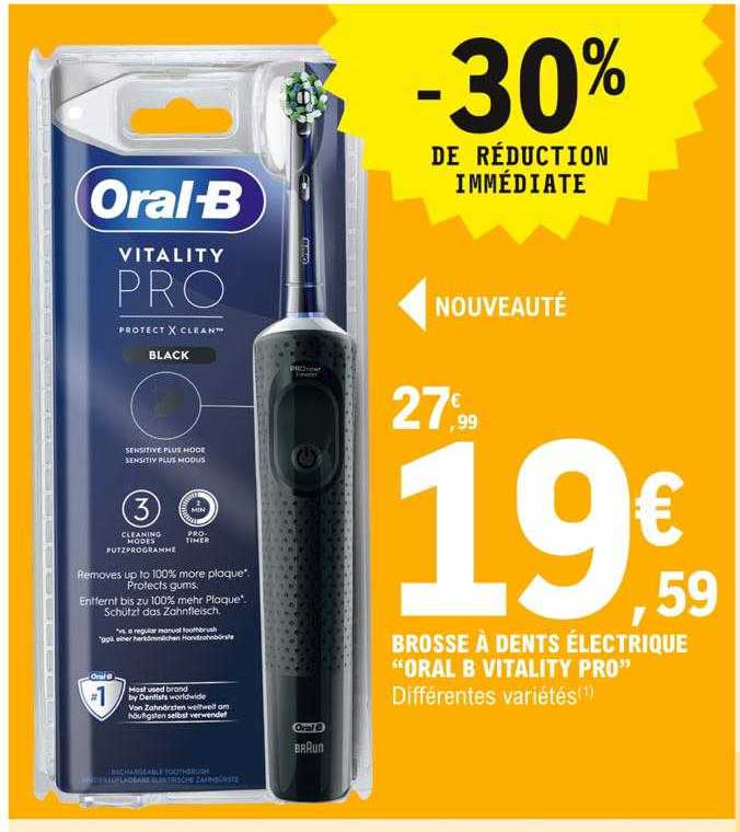 brosse à dents électrique "oral b vitality pro"