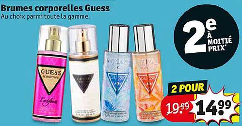 brumes corporelles guess