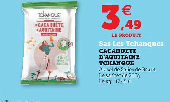 cacahuète d'aquitaine tchanque