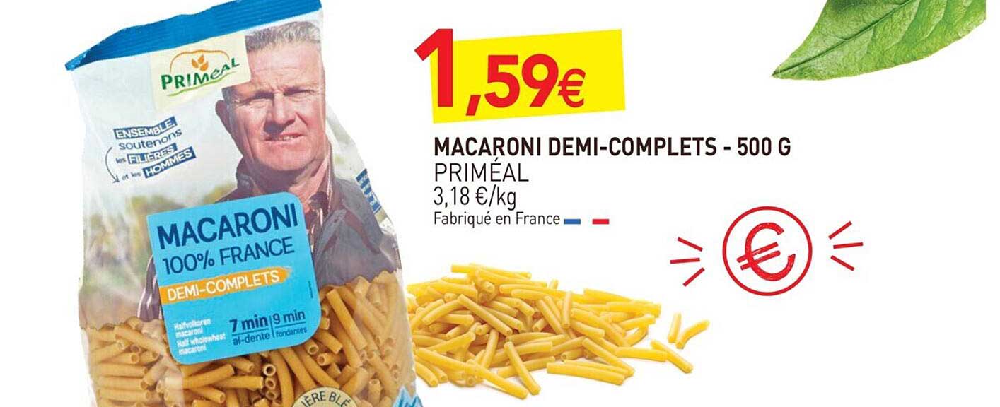 Macaroni Demi-complets Priméal