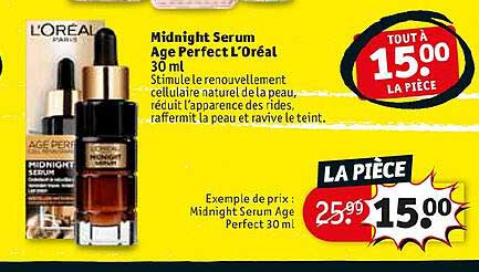midnight serum Age perfect l'oréal