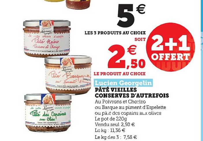 pâté vieilles conservés d'autrefois lucien georgelin