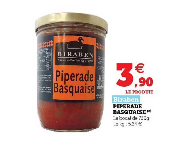 piperade basquaise biraben