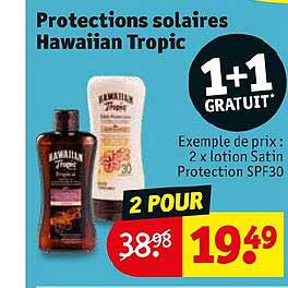 Protections Solaires Hawaiian Tropic