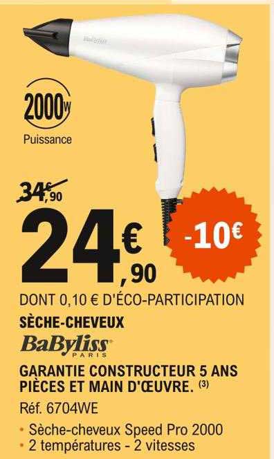 Sèche-cheveux Babyliss Paris