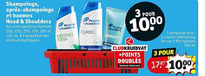 shampoings, après-shampoing et baumes head & shoulders