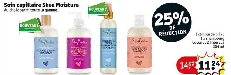 soin capillaire shea moisture