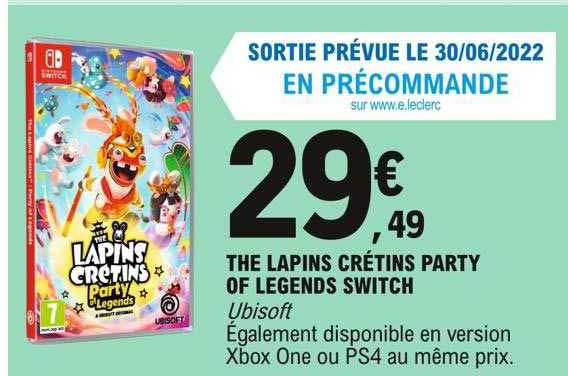 the lapins crétins party of legends switch