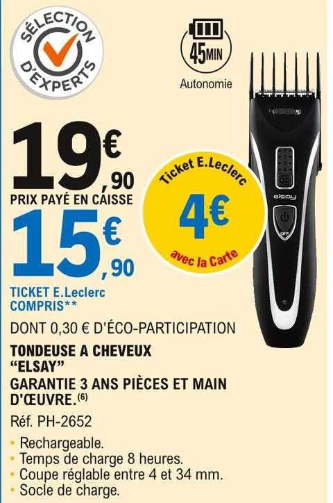 Tondeuse à Cheveux "elsay"