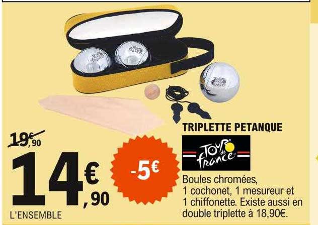 Triplette Pétanque Tour De France