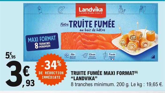 truite fumée maxi format "landvika"