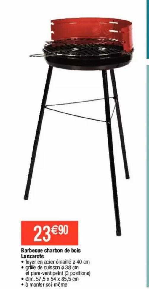 barbecue charbon de bois lanzarote