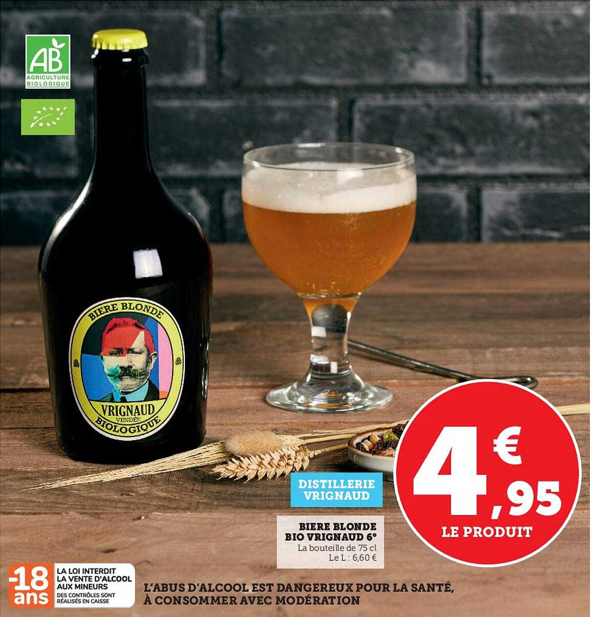 bière blonde bio vrignaud 6°