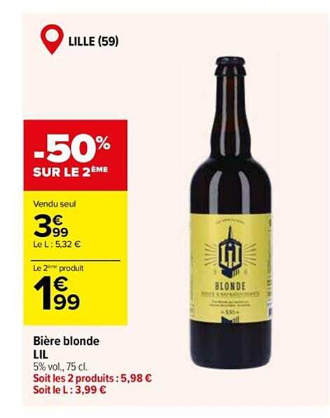 bière blonde lil