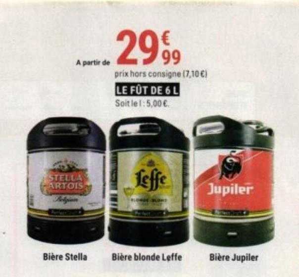 bière stella, bière blonde leffe, bière jupiler