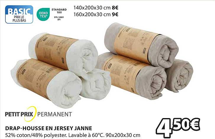 drap-housse en jersey janne