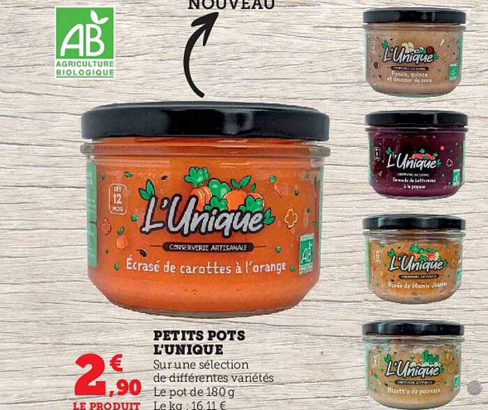 petits pots l'unique