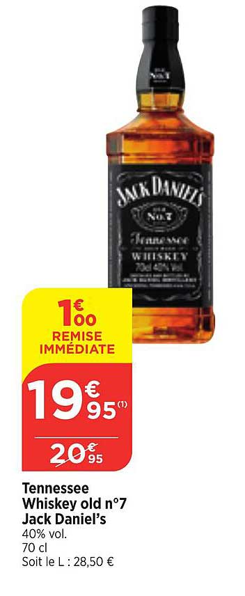 Tennessee Whiskey Old N°7 Jack Daniel's