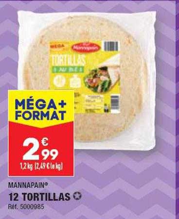 12 Tortillas Mannapain