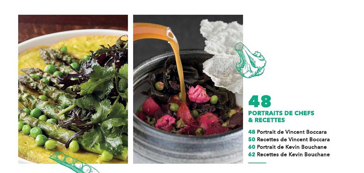 48 portraits de chefs & recettes