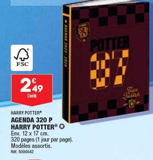 Agenda 320 P Harry Potter