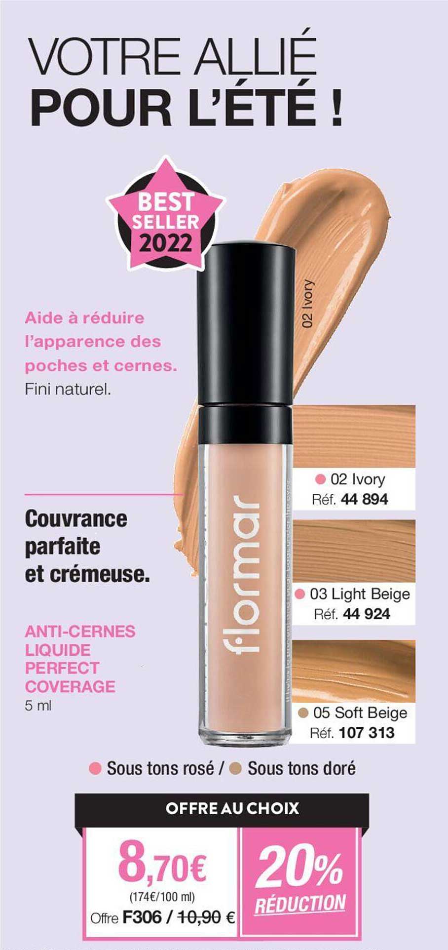 anti-cernes liquide perfect coverage