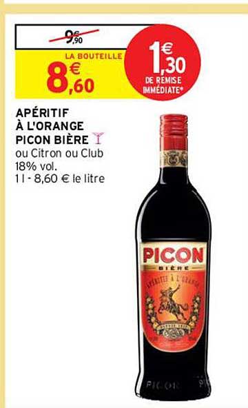 apéritif à l'orange picon bière