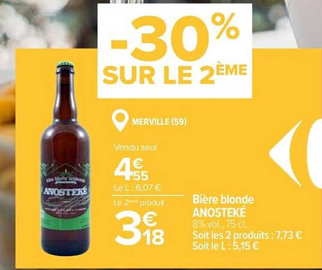 Bière Blonde Anosteké