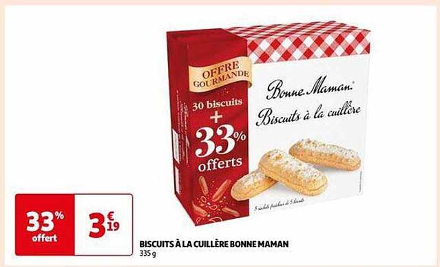 biscuits à la cuillère bonne maman