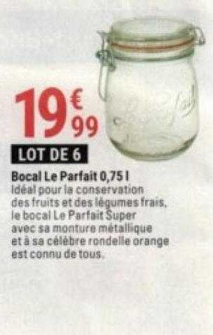 bocal le parfait 0,75l