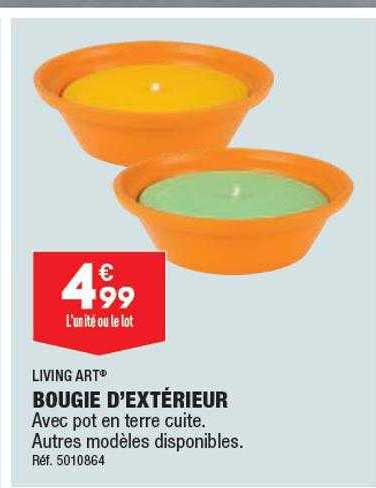 Bougie D'extérieur Living Art