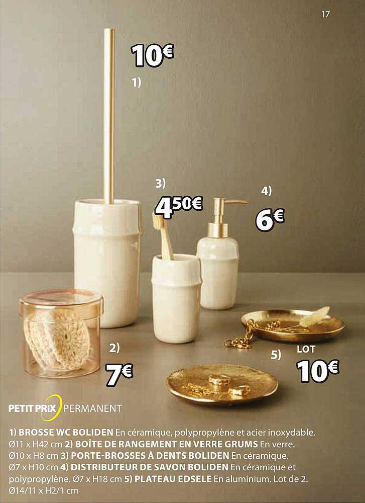 brosse wc boliden, boîte de rangement en verre grums, porte-brosses à dentes bolide, distributeur de savon boliden, plateau edsele